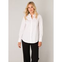 Base Level Hemdbluse "Yune" in Unifarbe von Base Level