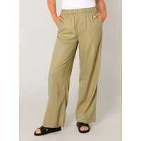 Base Level Leinenhose "Yul", mit elastischem Bund von Base Level