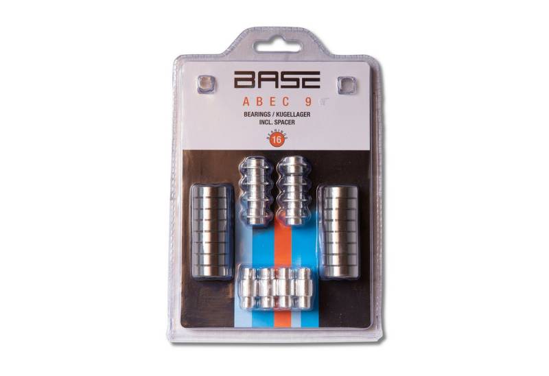 Base Kugellager Kugellager BASE ABEC 9 16er Pack inkl. Spacer von Base