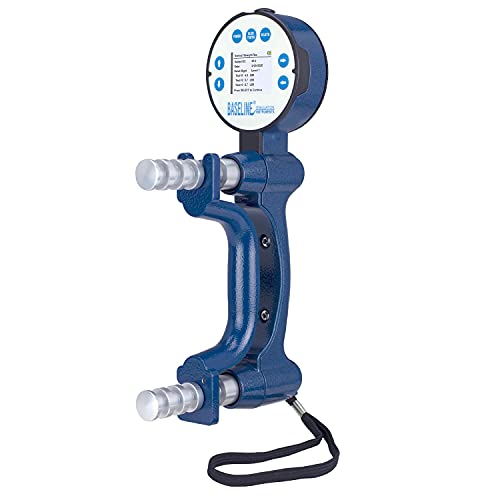 Baseline BIMS digitales 5-Positionen-Handdynamometer zur Messung und Bewertung der Griffkraft für professionelle Handtherapie, Physiotherapie, Athletiktraining & Rehabilitation - Funktionelle Version von Baseline