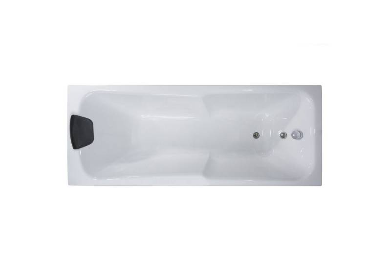 Basera® Badewanne Badewanne Bali 170 x 75 cm, (Komplett-Set), mit LED und Kopfstütze von Basera®