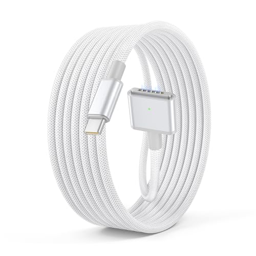 Basesailor MacBook Air M4 Magnetisches 3 Kabel 3M,USB C auf Magnetic Safe 3 Ladekabel Kompatibel mit MacBook Air (13" 15" M4 2024 2025,M3 2023,M2 2022),Pro (16" 14" M4 Max 2024,M3 2023,2021) von Basesailor