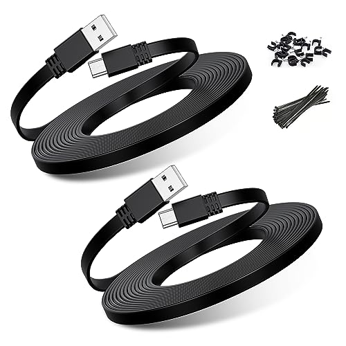 Basesailor Micro USB Kabel 9M 2-Stück,Lang 30 FT Flach Ladekabel Power Stromkabel für Neos Smartcam,Yi Cam,Nest Cam,Blink XT XT2 Indoor Outdoor 3th Gen Kamera,Wyze,Furbo Dog,Arlo Q,Netvue,Xbox One 10 Basesailor Micro USB Kabel 9M 2-Stück,Lang 30 FT Flach Ladekabel Power Stromkabel für Neos Smartcam,Yi Cam,Nest Cam,Blink XT XT2 Indoor Outdoor 3th Gen Kamera,Wyze,Furbo Dog,Arlo Q,Netvue,Xbox One 10 von Basesailor
