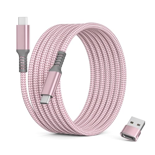 Basesailor Typ C 100W Kabel 2M mit USB A Adapter,USBC Schnellladekabel PD Ladekabel für MacBook Pro Mac,iPad 10,Neu iPhone 16 15 Max,Samsung Galaxy Z Flip Fold 5 S25 S24 Plus Ultra,A54 5G,Tab A8 A7 S9 von Basesailor