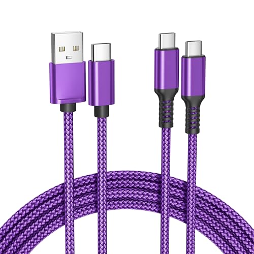 Basesailor PS5 Controller Ladegerät Ladekabel 2M 2Pack,Lang PS5 Pro Controller Kabel USB A auf USB C für Playstation 5 DualSense Controller/Xbox Series X/Xbox Series S,Switch 2/Lite Controller von Basesailor