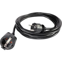 Basetech - 1593780 Strom Verlängerungskabel 16 a Schwarz 3.00 m H05VV-F 3G 1,5 mm² von Basetech