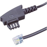 Basetech Fax Anschlusskabel [1x TAE-N-Stecker - 1x RJ11-Stecker 6p4c] 10.00m Schwarz von Basetech
