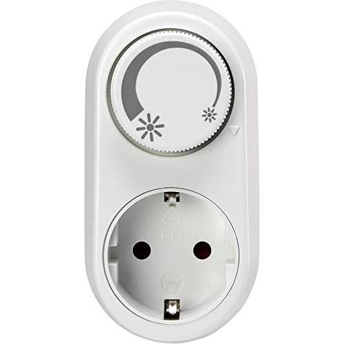 Basetech 1529336 Dimm-Adapter Geeignet fuer Leuchtmittel: Gluehlampe, Halogenlampe, LED-Lampe Weiß von Basetech