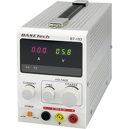 Basetech BT-153 Labornetzgerät, einstellbar 0-15 V/DC 0-3 A 45 W Anzahl Ausgänge 1 x von Basetech