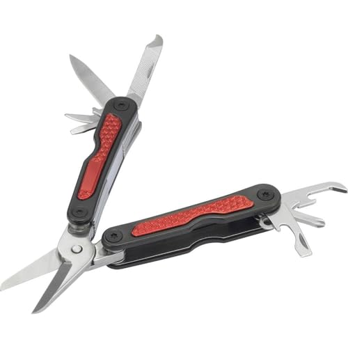 Basetech BT-2299042 Multitool Anzahl Funktionen 10 Silber, Schwarz, Rot von Basetech