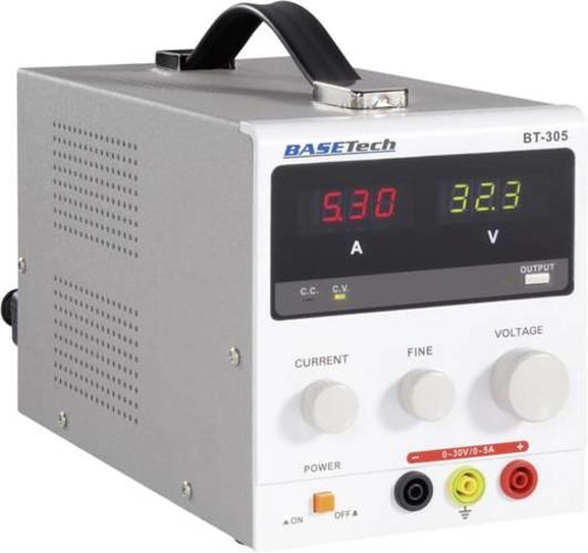 Basetech Bt 305 Labornetzgerät Netzteil Netzgerät Einstellbar 0 30 V 0 5 A 150 W B-Ware Basetech Bt 305 Labornetzgerät Netzteil Netzgerät Einstellbar 0 30 V 0 5 A 150 W B-Ware von Basetech