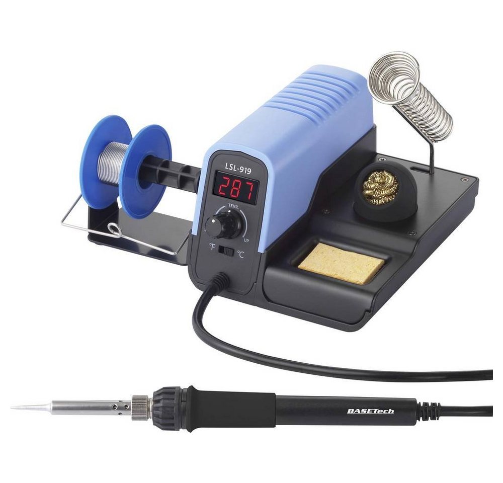 Basetech Lötkolben Temperaturgesteuerte Lötstation mit Lötdrahtspule BT-2295599, inkl. Lötzinn Basetech Lötkolben Temperaturgesteuerte Lötstation mit Lötdrahtspule BT-2295599, inkl. Lötzinn von Basetech