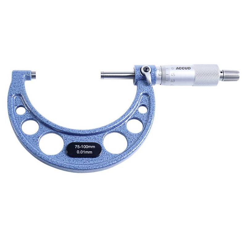 Basetech Messschieber Accud 1599710 Bügelmessschraube 100 mm (max) Ablesung: 0.01 mm DIN von Basetech
