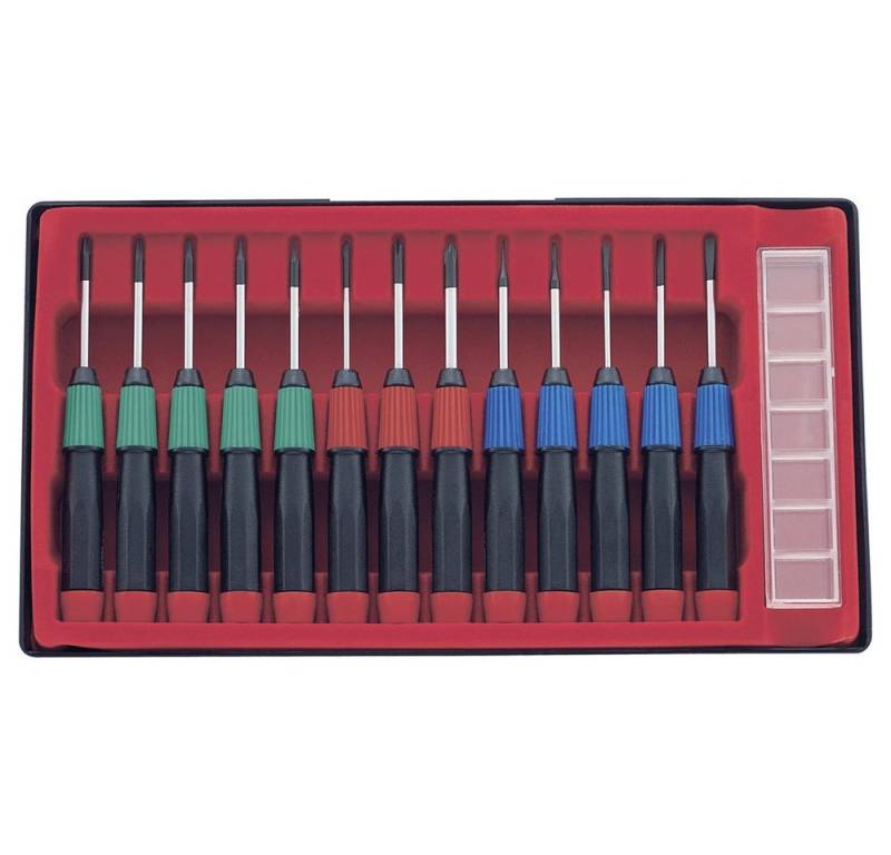 Basetech Schraubendreher Basetech Elektronik- u. Feinmechanik Schraubendreher-Set 14teilig Sch Basetech Schraubendreher Basetech Elektronik- u. Feinmechanik Schraubendreher-Set 14teilig Sch von Basetech