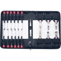 Basetech - 814583 Werkzeugset Elektriker in Tasche 19teilig von Basetech