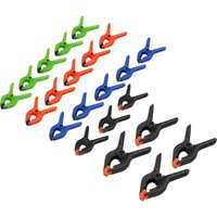 Basetech - Mini-Spannzwingen-Set 22-teilig 1529585 Produktabmessung, Länge: 90 mm von Basetech