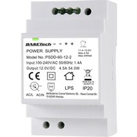 Basetech - PSDD-60-12-2 Hutschienen-Netzteil (DIN-Rail) 12 v 4.5 a 54 w Anzahl Ausgänge:2 x Inhalt 1 von Basetech