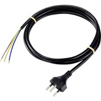 XR-1638089 Strom Anschlusskabel Schwarz 2.00 m - Basetech von Basetech