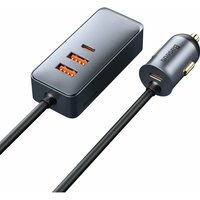 Autoladegerät 2x USB / 2x USB Type C 120W PPS Quick Charge Power Delivery grau Autoladegerät 2x USB / 2x USB Type C 120W PPS Quick Charge Power Delivery grau von Baseus