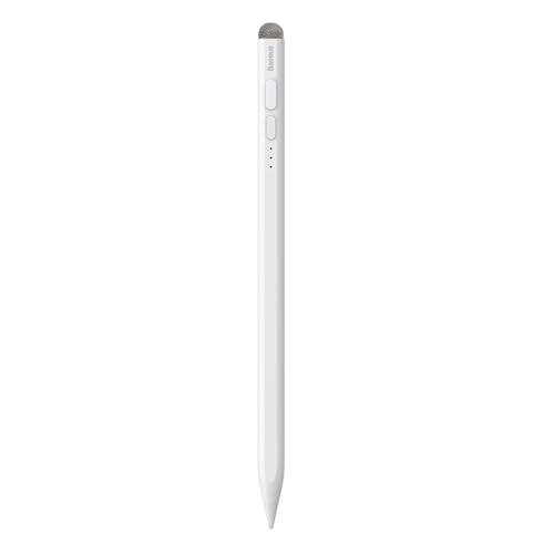 BASEUS Stylus mit LED-Anzeigen (aktiv + passiv), Weiß von Baseus