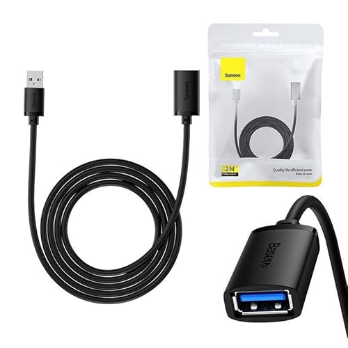 Baseus AirJoy Series USB 3.0 Verlängerungskabel 2m schwarz Baseus AirJoy Series USB 3.0 Verlängerungskabel 2m schwarz von Baseus