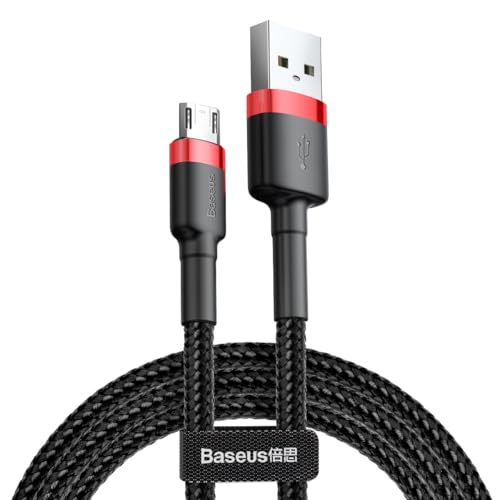 Baseus Cafule Series 2A 3 Meter Mesh Design Micro USB Fast Data Ladekabel Schwarz von Baseus