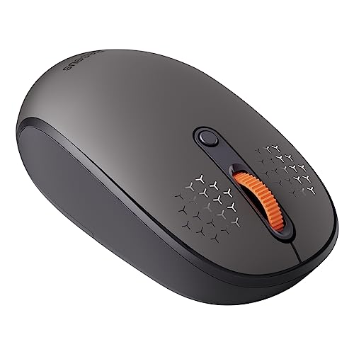 Baseus F01B Maus, Tri-Modus, kabellos, Bluetooth, für Laptop und Desktop-PC, einfache kabellose Bluetooth-Maus für MacBook Pro Air, Mac, iPad, mattes Grau Baseus F01B Maus, Tri-Modus, kabellos, Bluetooth, für Laptop und Desktop-PC, einfache kabellose Bluetooth-Maus für MacBook Pro Air, Mac, iPad, mattes Grau von Baseus