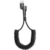 Baseus Fish Eye Ladekabel Datenkabel USB-A zu USB-C 2A 1m - schwarz von Baseus