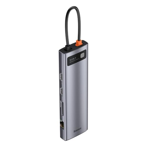 Baseus Metal Gleam 11in1 Multifunktion Type-C Hub Dock Station von Baseus