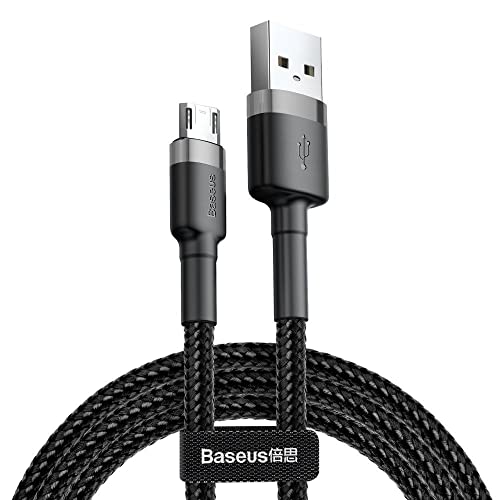 Baseus Micro USB Cafule Cable 2A, 3m Gray/Black (CAMKLF-HG1) von Baseus