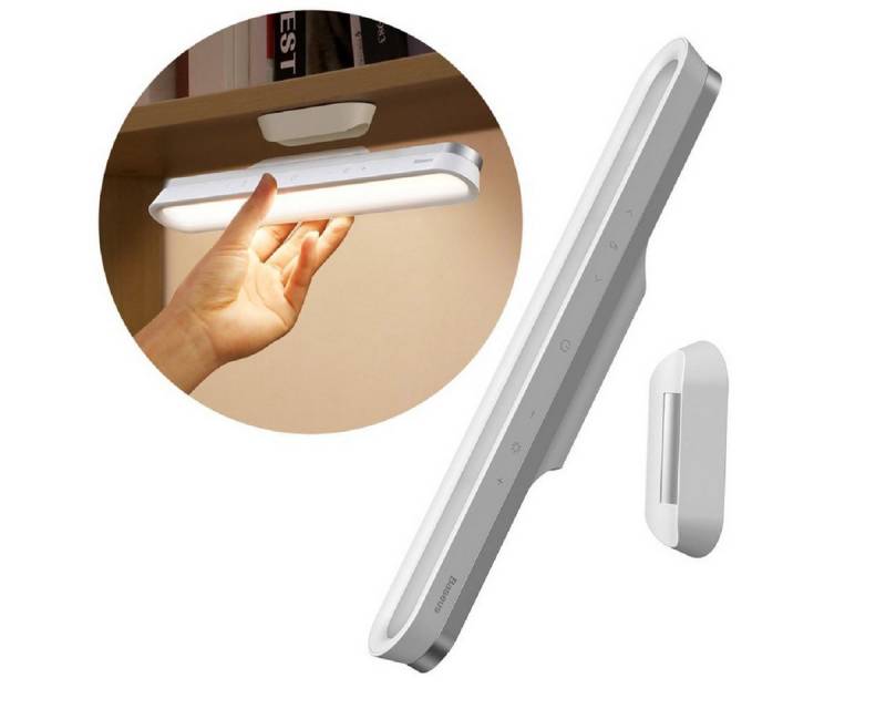 Baseus Nachtlicht Baseus magnetische LED-Nachttischlampe für Zuhause, Küche, weiß von Baseus