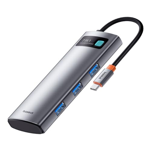 Baseus StarJoy 7 in 1 Multifunktions-Hub Adapter-Space Grau von Baseus