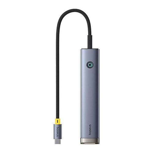 Baseus UltraJoy 7in1 Hub, USB-C zu 2X USB 3.0 + HDMI 4K@60Hz + SD + 3,5mm Klinke USB-C PD von Baseus