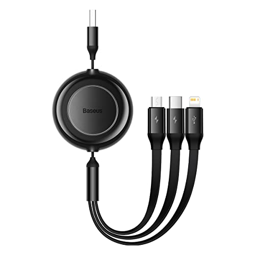 C%C3%A2ble+3en1+r%C3%A9tractable+Baseus+Bright+Mirror+USB+2.0+type+A+vers+Micro+USB%2C+Type+C+%26+Lightning+M%2FM+1%2C1m+%28Noir%29 von Baseus