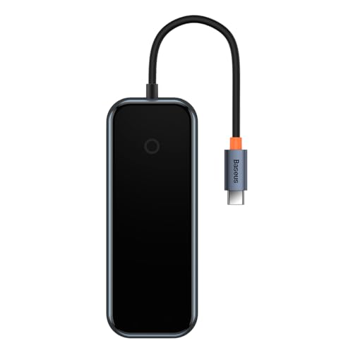 Baseus Hub Adapter 4w1 USB-C NA 4xUSB 3.0 (Dunkelgrau) Baseus Hub Adapter 4w1 USB-C NA 4xUSB 3.0 (Dunkelgrau) von Baseus