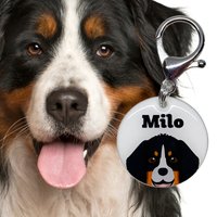 Berner Sennenhund Namensmarke Robuste Hundemarke von BashtagsOfficial