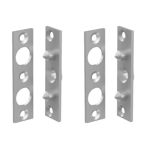 BASI | Bändersicherung 2er Set | Bandsicherung für Türen | Scharnierseitensicherung Türsicherung Aushebesicherung | mit Maueranker | 2 Stück von BASI