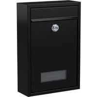 BASI Briefkasten, eckig, Stahl, schwarz BASI Briefkasten, eckig, Stahl, schwarz von Basi