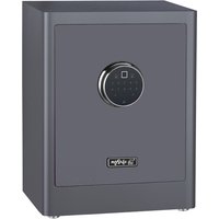 BASI - Elektronik-Möbel-Tresor - mySafe Premium 450 - Code/Fingerprint - Grau von Basi