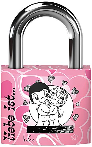 Basi 6180-4120 Liebe ist… Liebesschloss - Design rosa von BASI