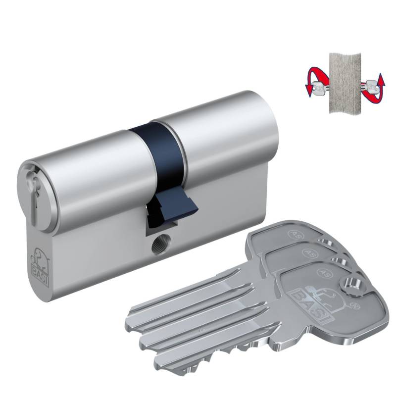 Basi - AS - Profil-Doppelzylinder - 40/65 mm - Gleichschließend - Not- und Gefahrenfunktion Basi - AS - Profil-Doppelzylinder - 40/65 mm - Gleichschließend - Not- und Gefahrenfunktion von Basi