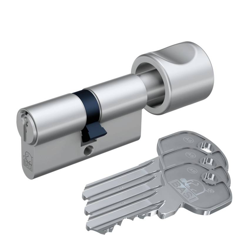 Basi - AS - Profil-Knaufkurzzylinder - K30/27 mm - Gleichschließend Basi - AS - Profil-Knaufkurzzylinder - K30/27 mm - Gleichschließend von Basi