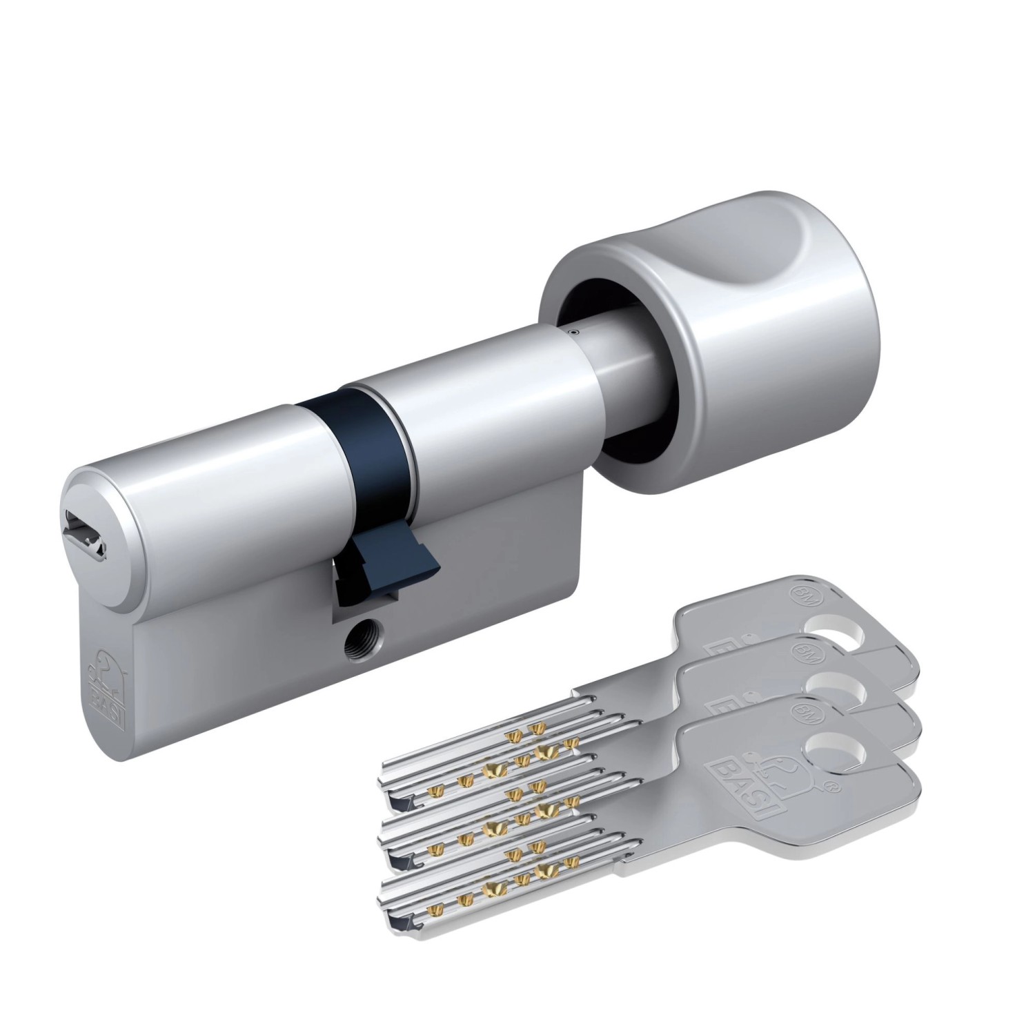 Basi - BM - Profil-Knaufzylinder - K35/40 mm - Verschiedenschließend Basi - BM - Profil-Knaufzylinder - K35/40 mm - Verschiedenschließend von Basi