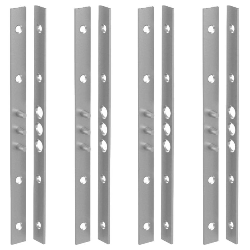 Basi - Bändersicherung - BS 280 - mit 3 Zapfen und Schrauben - 280x20 mm - Verzinkt - 4ER Set - 9552-0000 von Basi