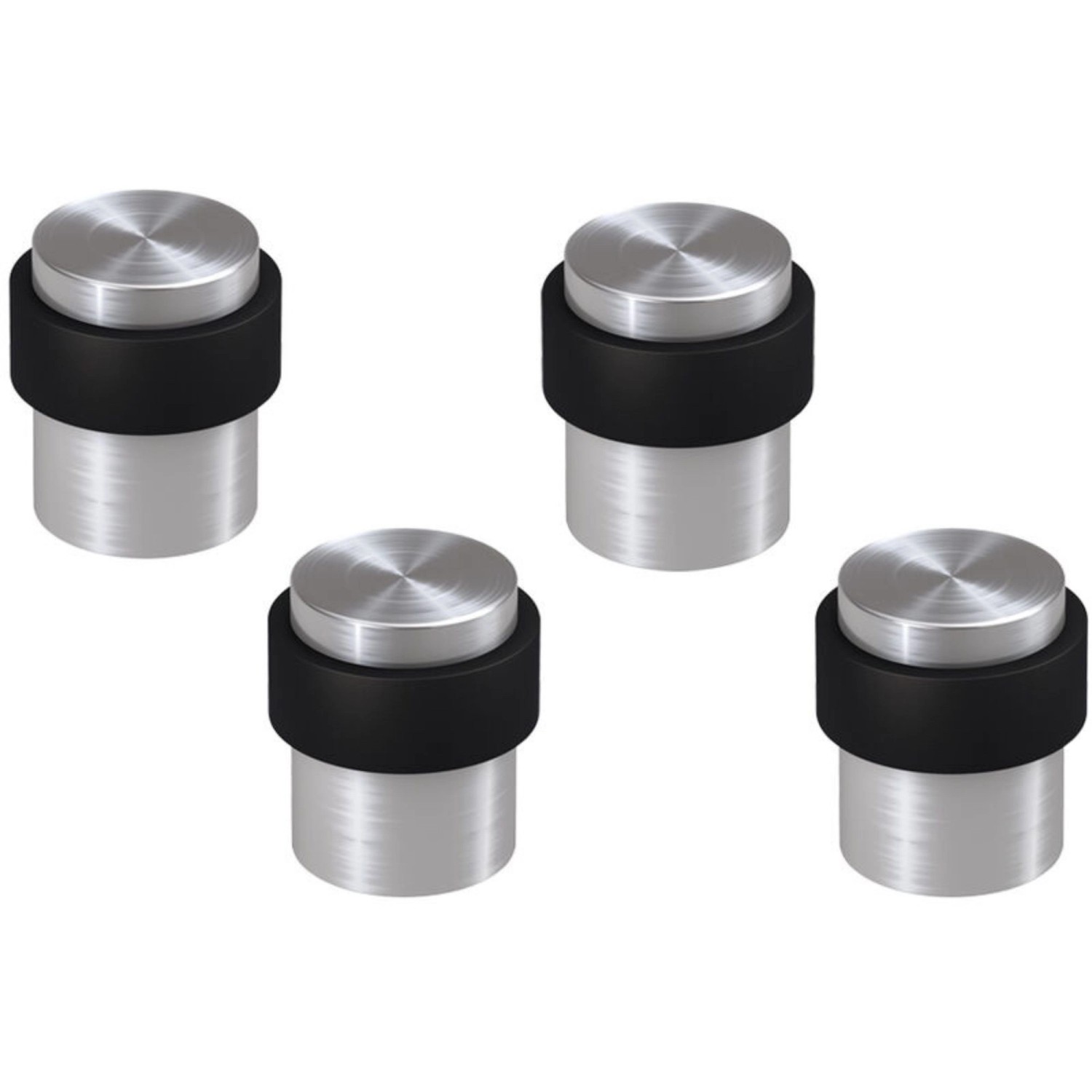 Basi - Boden-Türstopper - SET - 4x TS 23 - Edelstahl - 4X7704-0023 von Basi