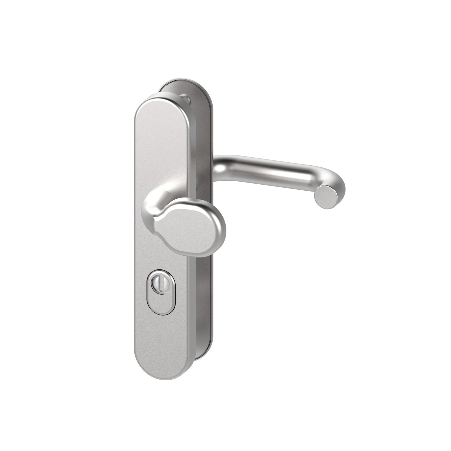 Basi - SB 7500 ES1 ZA - Schutzbeschlag - Edelstahl - Wechsel-Garnitur - 92-10 mm - Türstärke 50 -70 mm - 7509-0408 von Basi