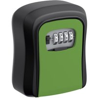 BASI - Schlüsselsafe - schwarz-grün - SSZ 200 - mit Zahlenschloss - Aluminium von Basi
