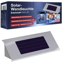 Basi SWL 60 7300-0022 Solar-Wandlampe Kaltweiß Edelstahl von Basi