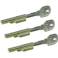 Basi - Schlüssellochsperrer - ss 12 - set - 3X9000-1200 - Verschiedenschließend - je 2 Schlüssel - 9000-1200 von Basi