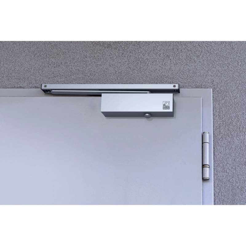 Basi - Türschließer mit Gleitschiene - TS 200 GS - für Einflügelige Türen bis 950 mm -  60 kg - 1490-0102 von Basi